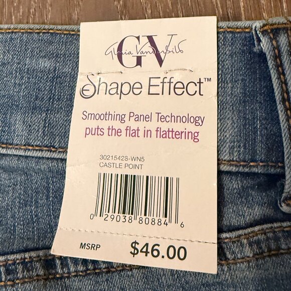 Gloria Vanderbilt Pull-On Hi-Rise Capri Jeans – Size 16 - Picture 10 of 16